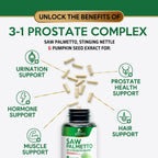 Nature's Nutrition Saw Palmetto for Men - 3X Strength Prostate Health
