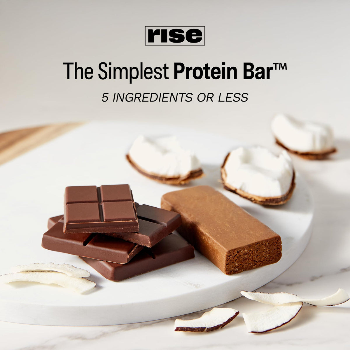 Rise Pea Protein Bar Chocolatey Coconut - 12 Count - image 5