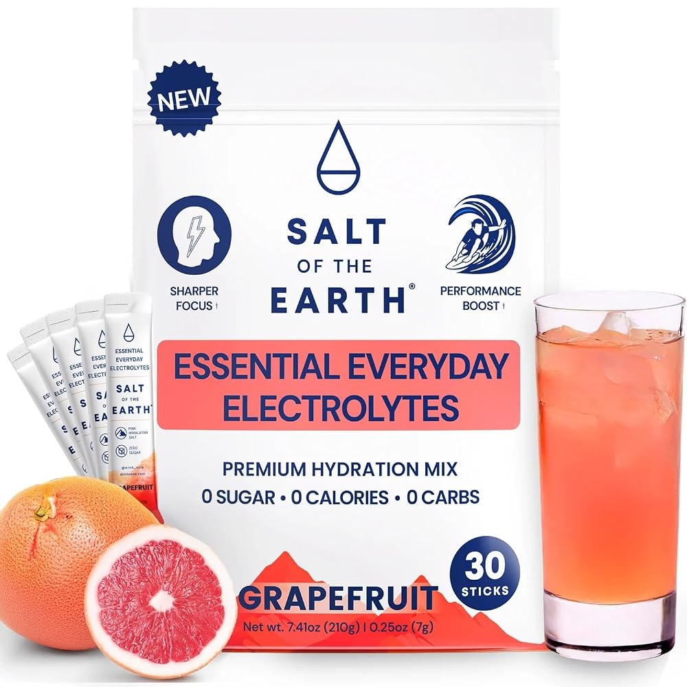 Salt of the Earth Premium Zero-Sugar Electrolyte - Made with Pink