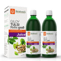 Krishna's Herbal & Ayurveda Giloy Tulsi Juice Immunity Booster - 1 L (Pack of 2)