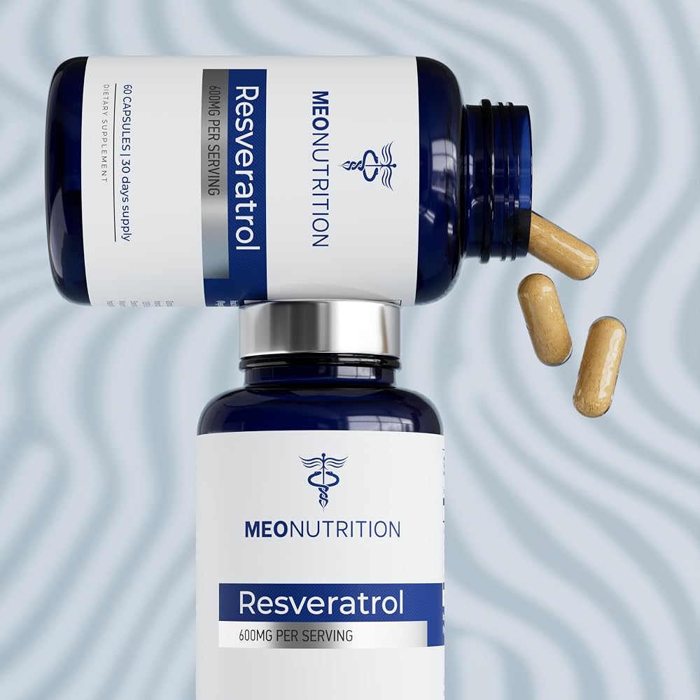 Meo Nutrition Resveratrol 600mg - 60 Capsules - image 4