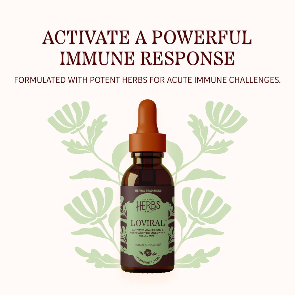Herbs Etc. Loviral Liquid Extract Immune Response - 1 fl oz - image 3