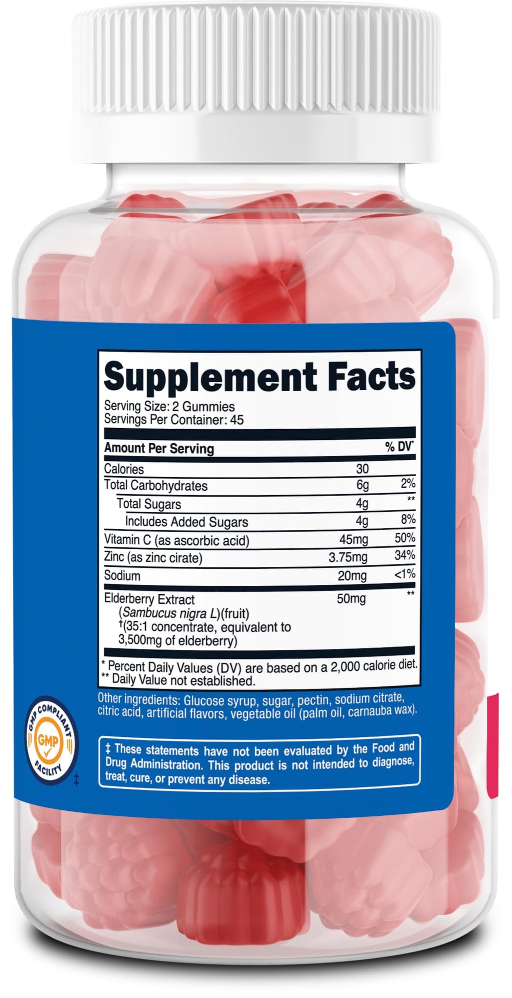 Nutricost Elderberry Extract Gummies - 90 Gummies - image 5