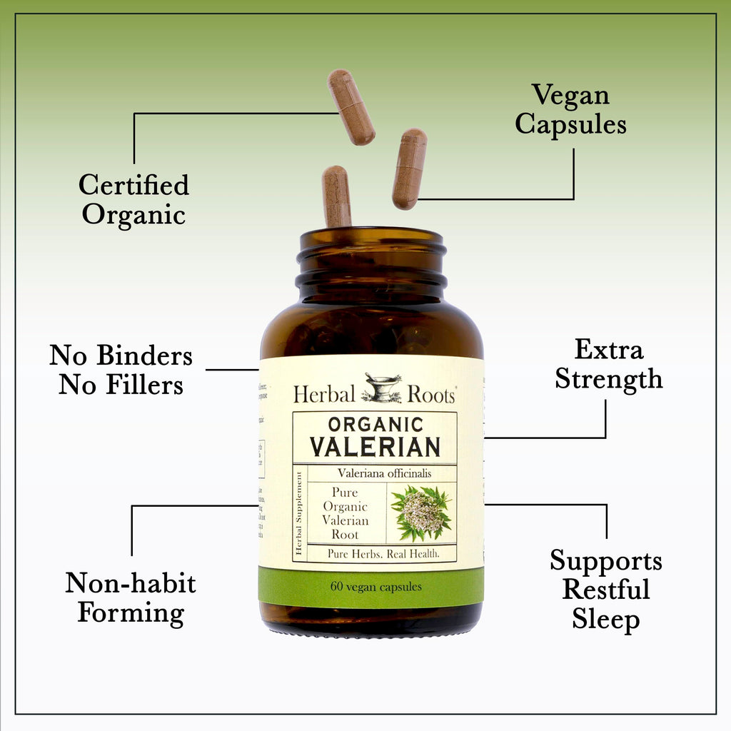 Herbal Roots Valerian Root Capsules for Sleep - 60 Vegan Capsules - image 4