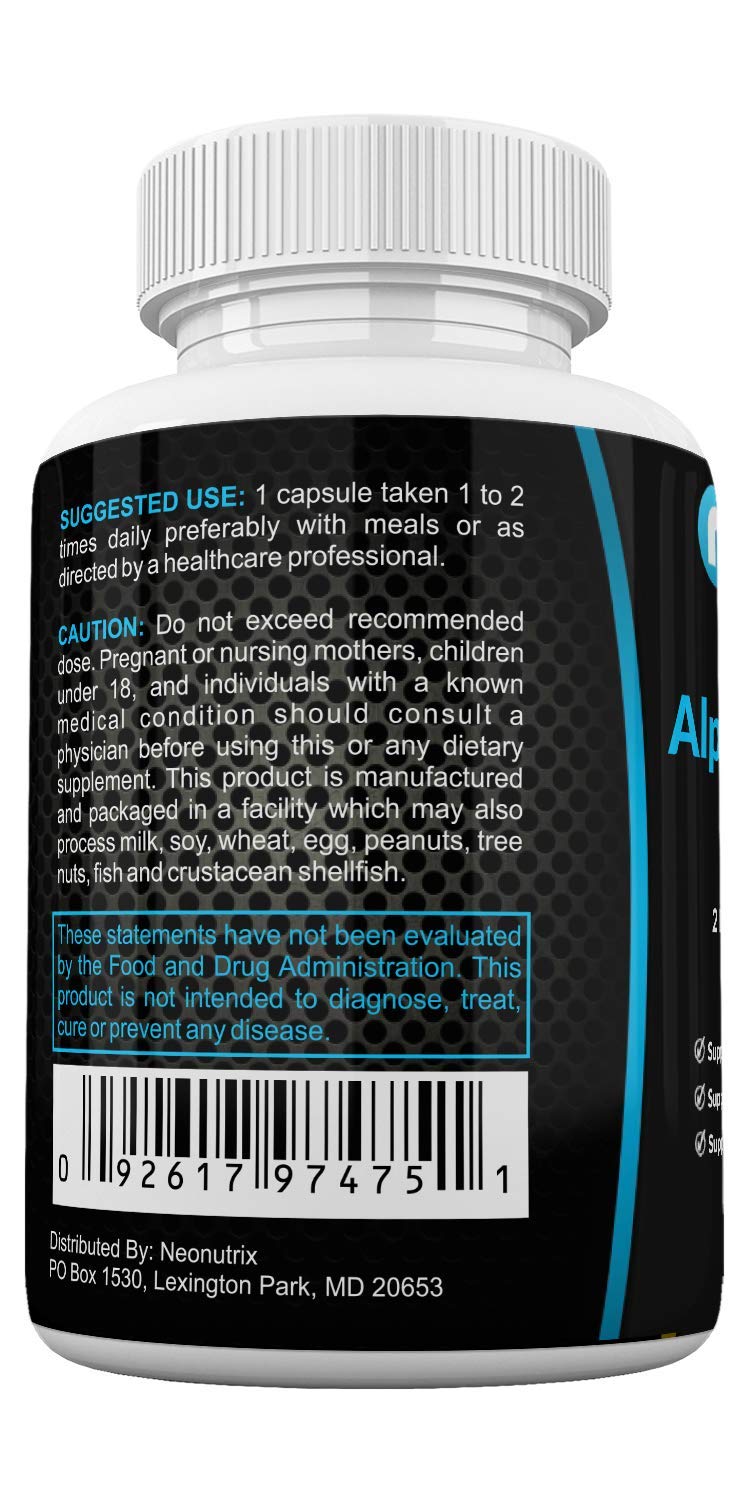 Neonutrix Alpha Lipoic Acid + ALC Brain & Muscle Support - 60 Capsules - image 5