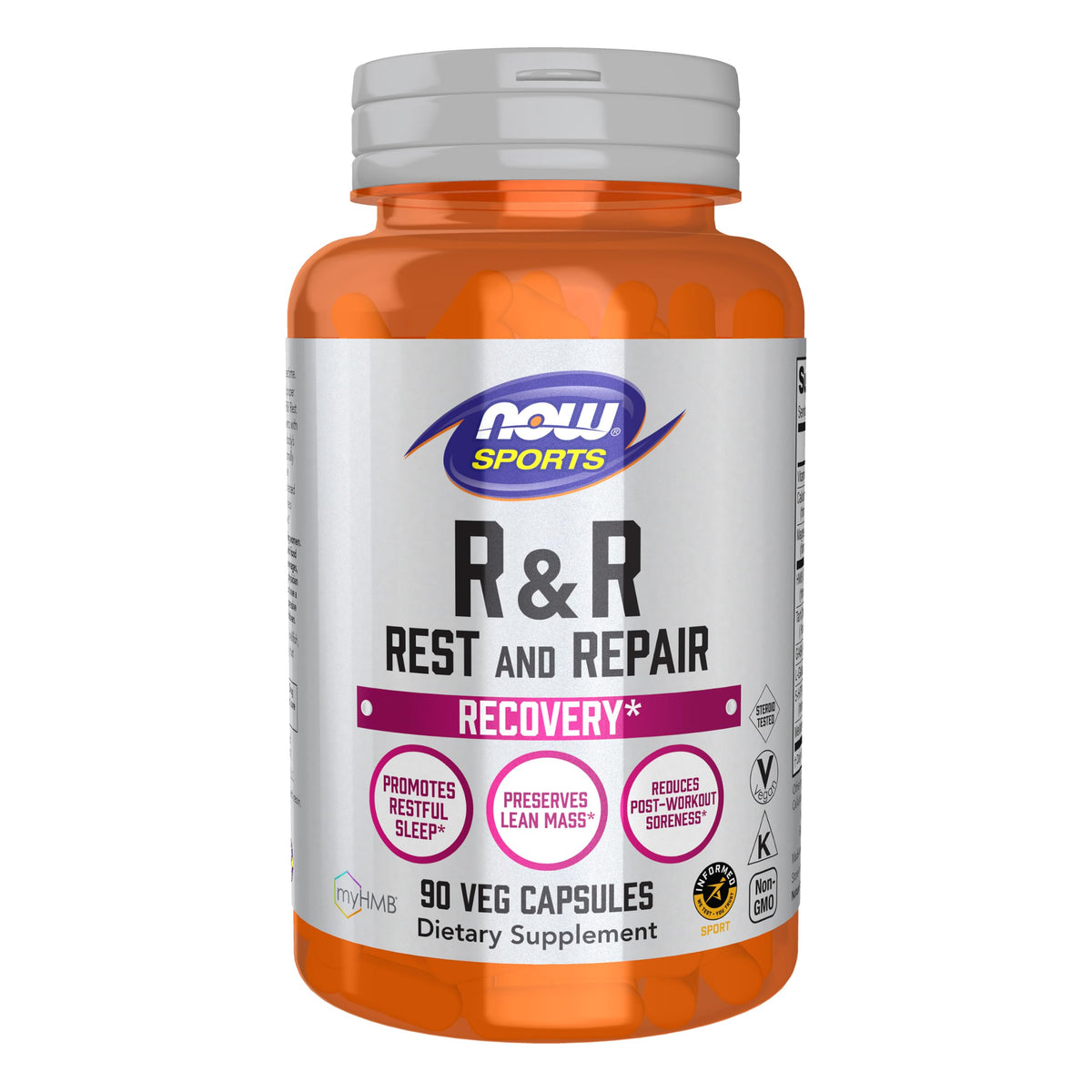 NOW Sports R&R Rest and Repair for Sleep - 90 Vegetarian Capsules