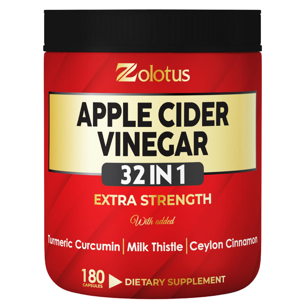 Zolotus Apple Cider Vinegar 32-in-1 Capsules - 180 Capsules