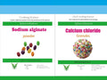LEIMENGCHEF Sodium Alginate & Calcium Chloride Spherification - 8oz