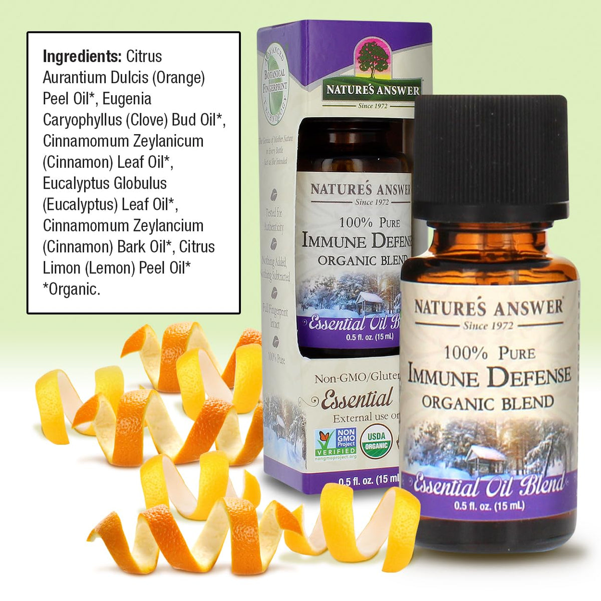 Nature's Answer 100 Percent Pure Organic Essential Oil Blend