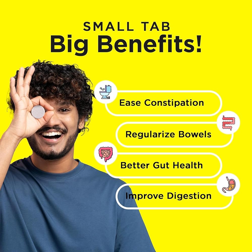 Generic Poop Easy Effervescent Tablet Ayurvedic Digestive Support - 60 Tablets - image 2