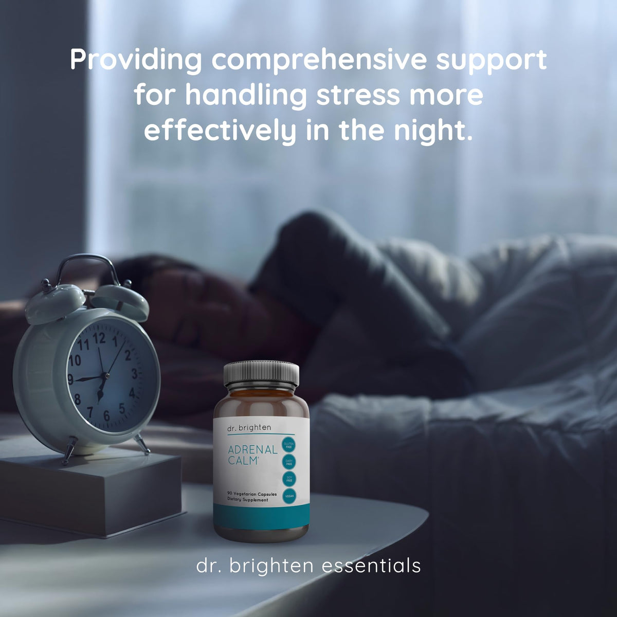 Dr. Brighten Adrenal Calm Stress Relief Capsules - 90 Capsules - image 3