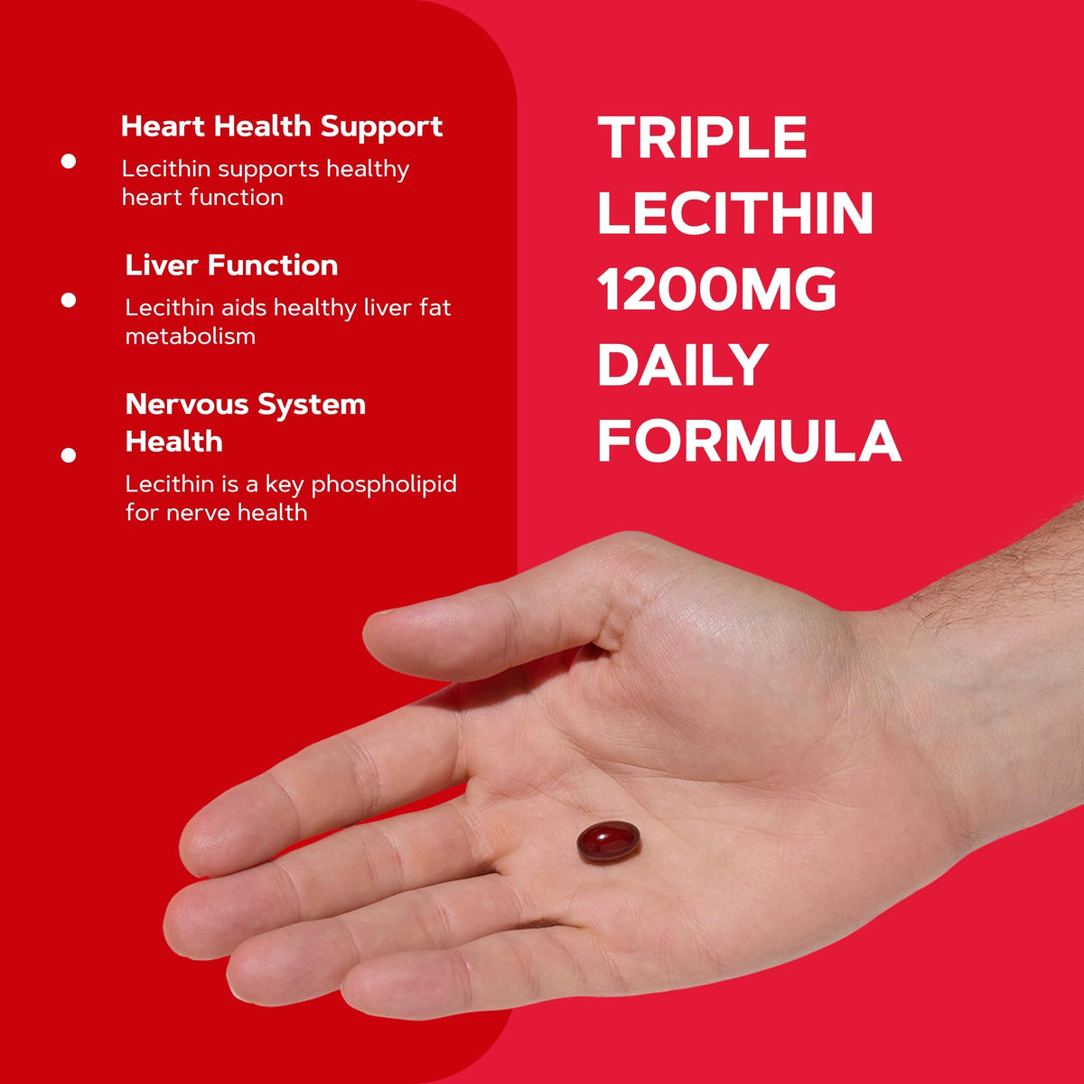 GNC Triple Lecithin 1200mg Softgels - 90 Count - image 4