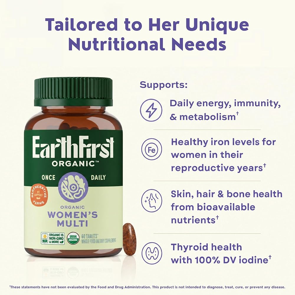 EarthFirst Organic Women’s Multi Once Daily