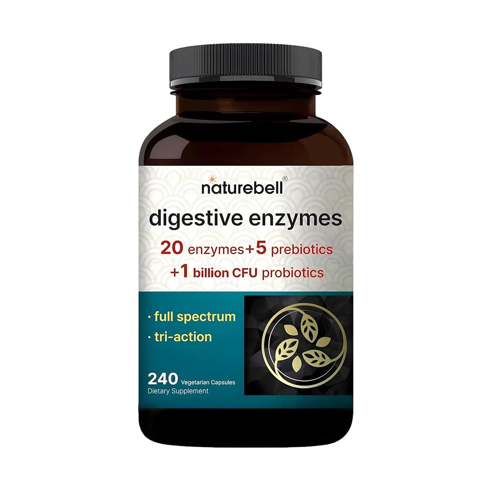 NatureBell Digestive Enzymes - 240 Capsules