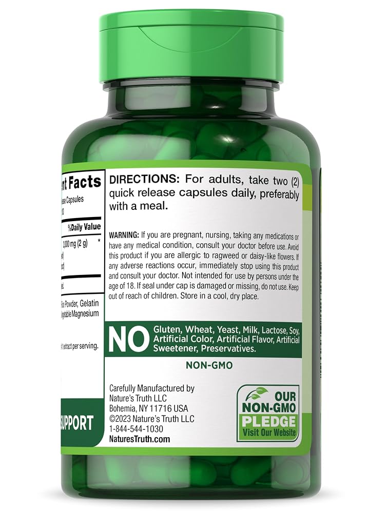 Nature's Truth Milk Thistle Supplement - 200 Capsules - image 6