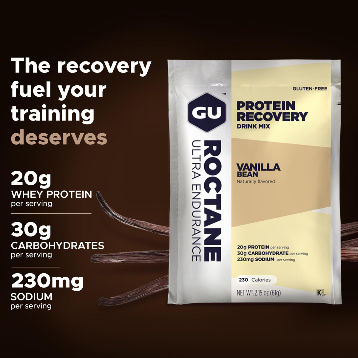GU Energy Roctane Ultra Endurance Protein Recovery Drink Mix