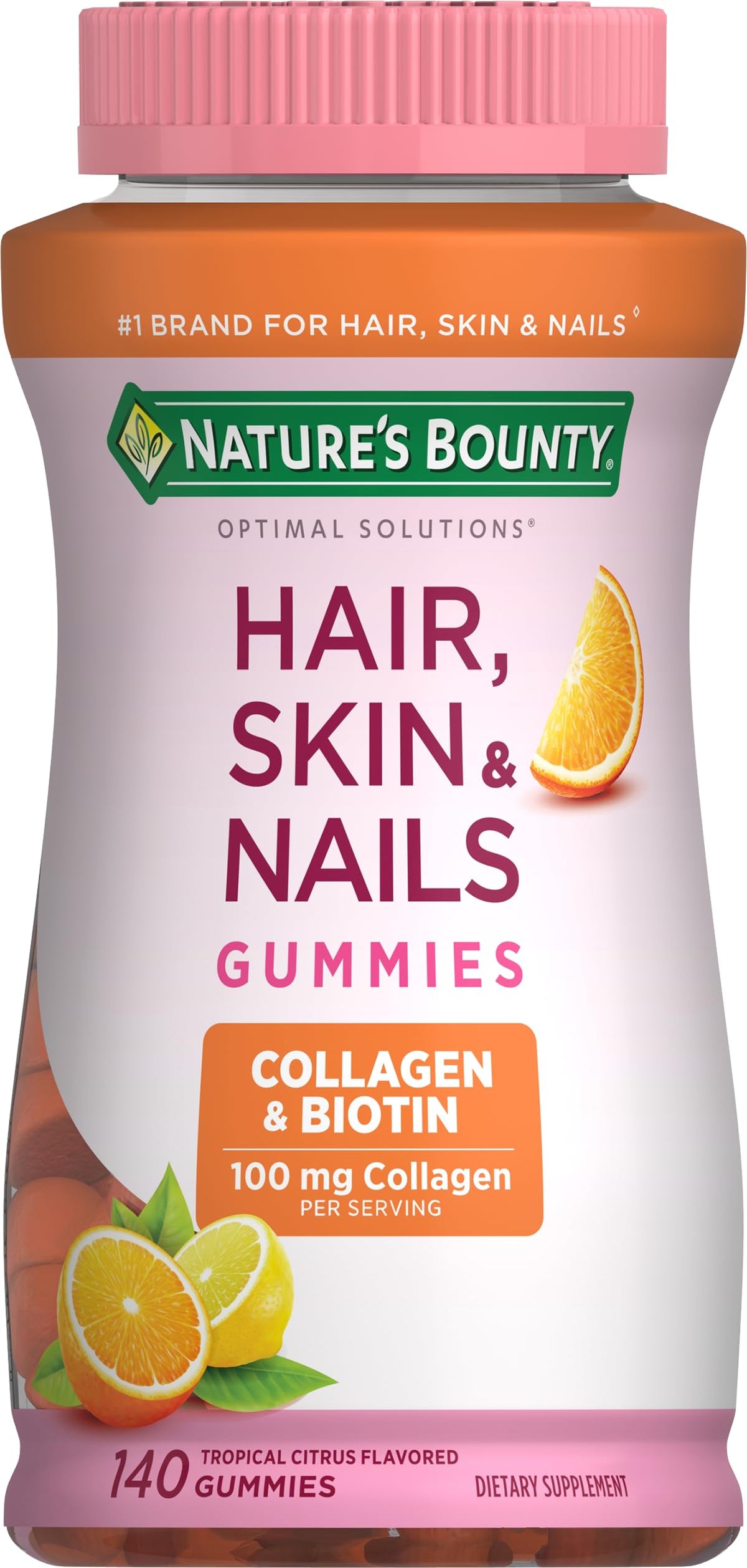 Nature's Bounty Hair, Skin & Nails Biotin Gummies - 140 Count - image 3