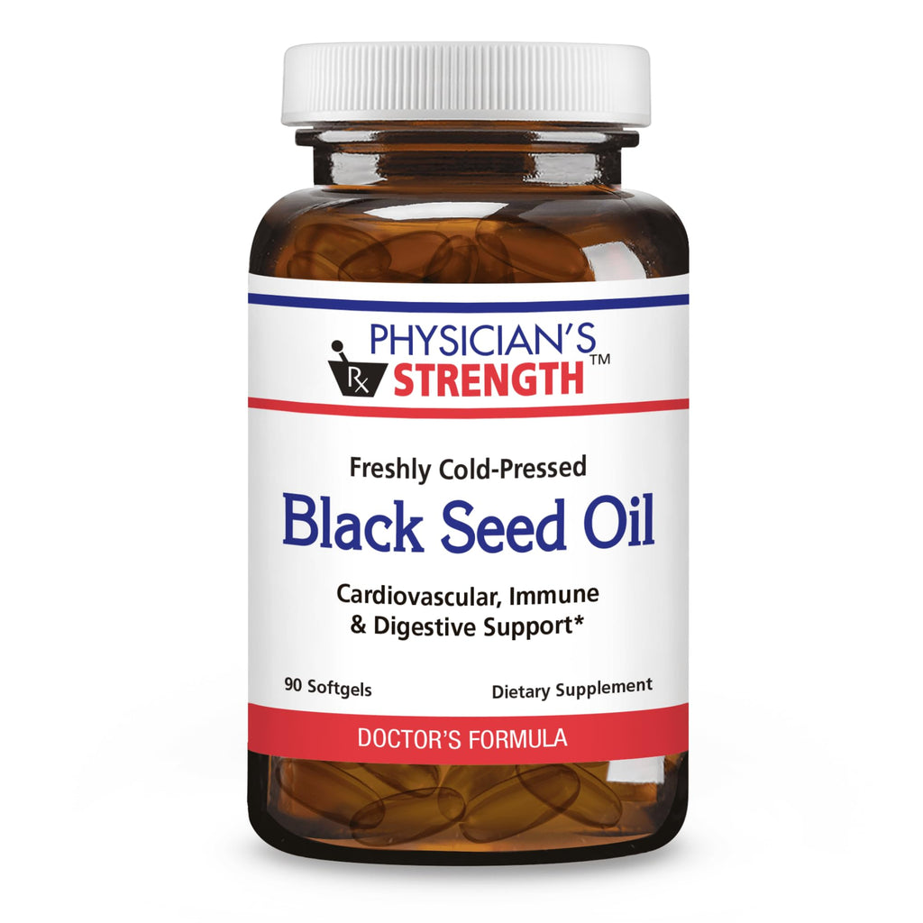 Physician's Strength Black Seed Oil Gelcaps - 90 Softgels