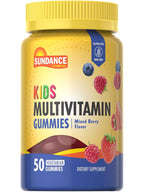 Sundance Kids Multivitamin Gummies with D3, C, B12, Zinc - 50 Count