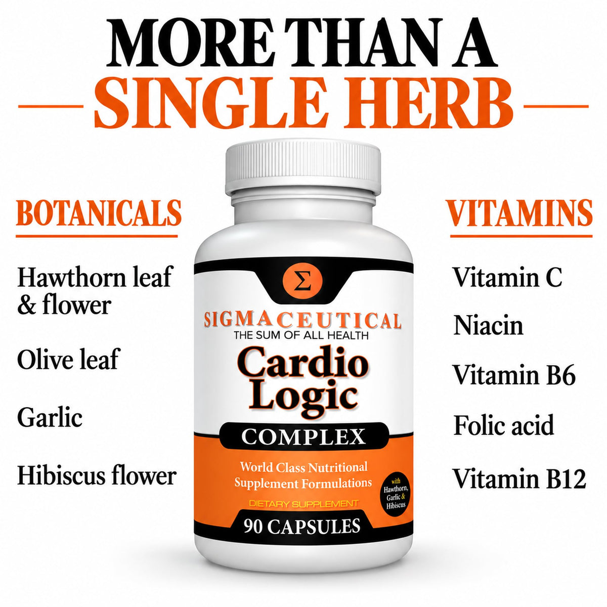 Sigmaceutical Hawthorn Extract Supplement - 90 Capsules - image 5