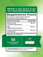 Nature's Truth Hyaluronic Acid with Collagen & MSM - 50 Capsules - image 2