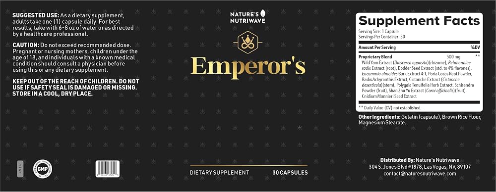 Nature’s NutriWave Emperor's Vigor Tonic