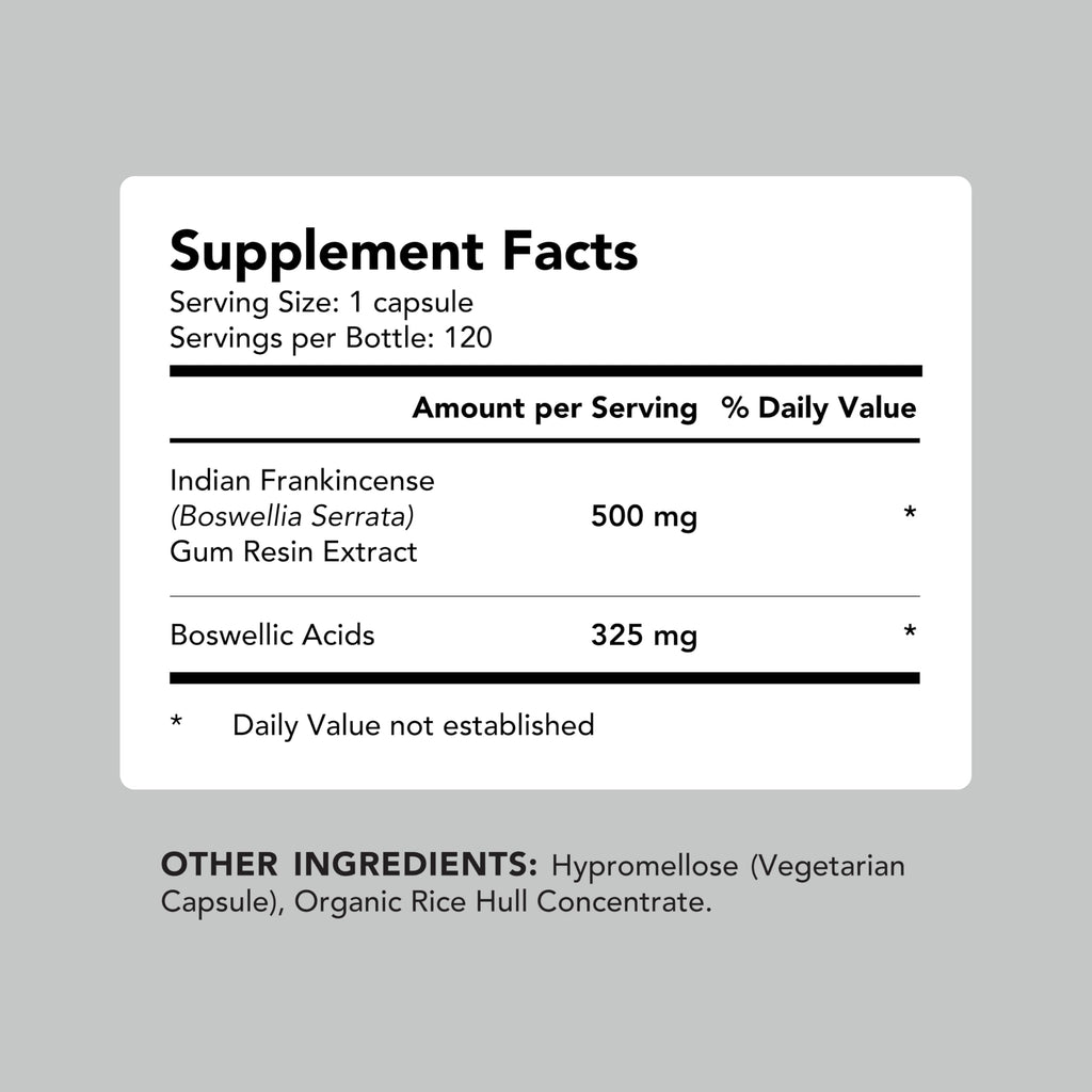 AMANDEAN Boswellia Serrata Extract 65% Capsules Joint Support - 120 Count - image 6