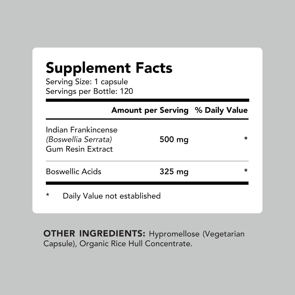 AMANDEAN Boswellia Serrata Extract 65% Capsules Joint Support - 120 Count - image 6