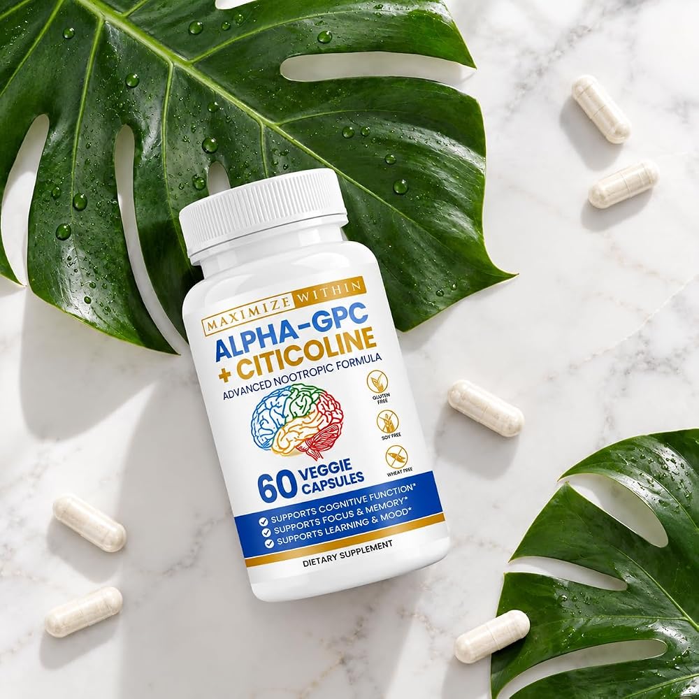 Maximize Within Alpha GPC + Citicoline Nootropic - 60 Capsules - image 7