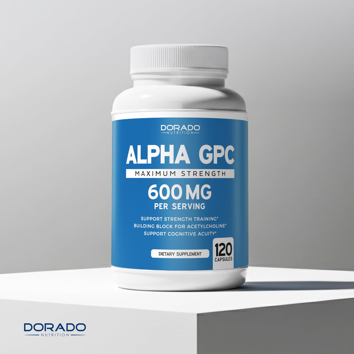 Dorado Nutrition Alpha GPC Choline 600mg - 120 Capsules - image 5