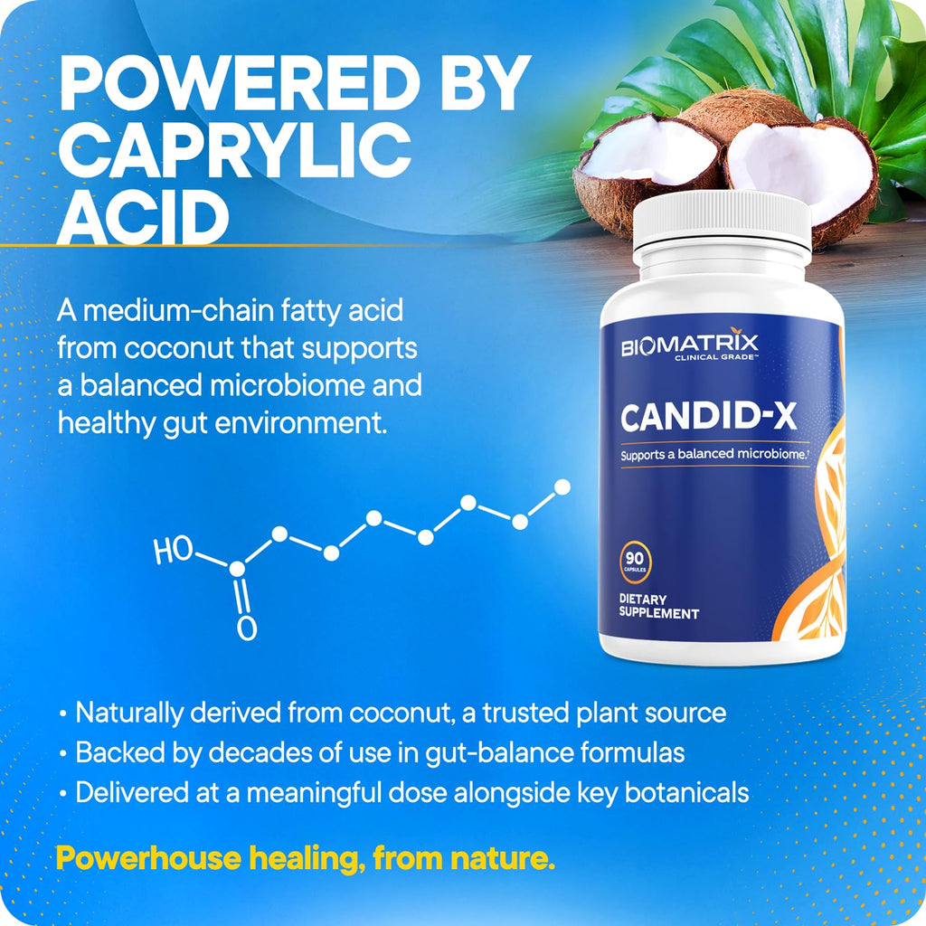 BioMatrix Candida Cleanse Candid-X Gut Health Supplement - 90 Capsules - image 8