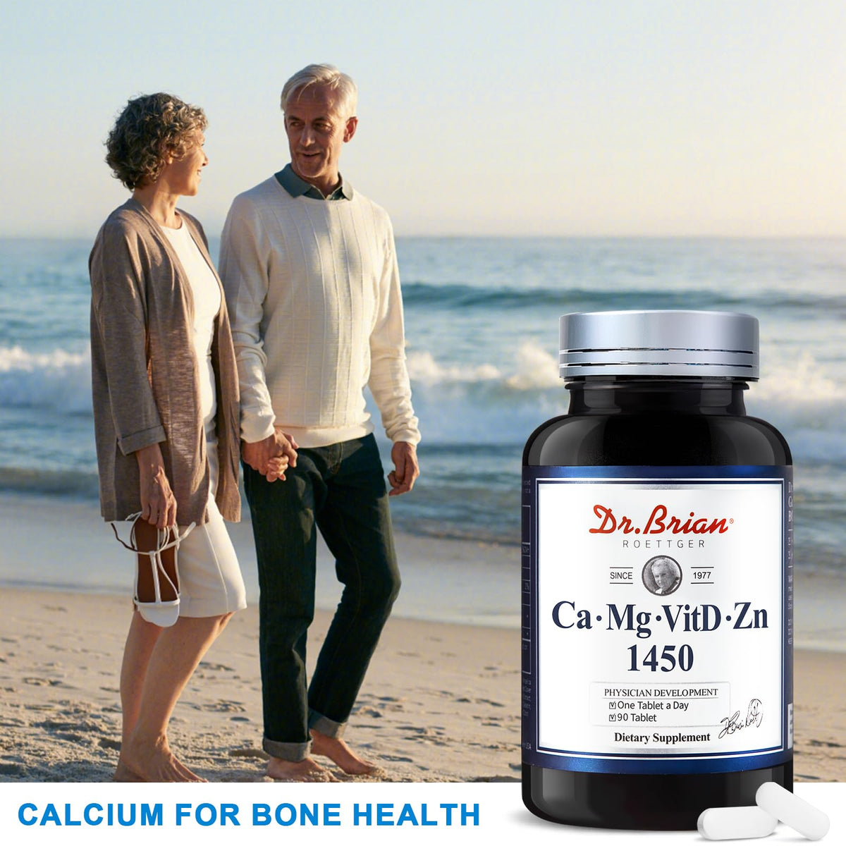 Dr. Brian Calcium Magnesium Zinc with Vitamin D3 - 90 Tablets - image 5