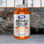 NOW Foods Arginine 500mg & Citrulline 250mg Amino Acids - 240 Capsules - image 2