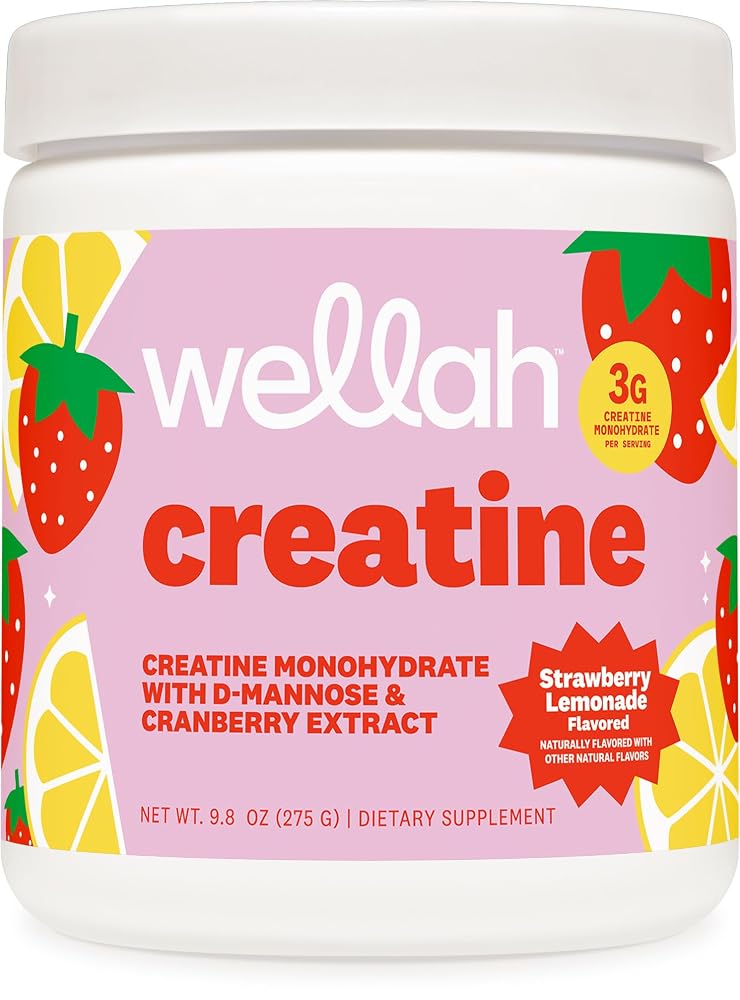 Wellah Creatine for Women - Creatine Monohydrate with Dandelion
