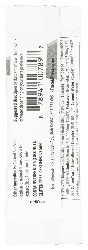 Trace Minerals Salty Watermelon Zerolyte Drink Mix - 0.26 oz - image 2