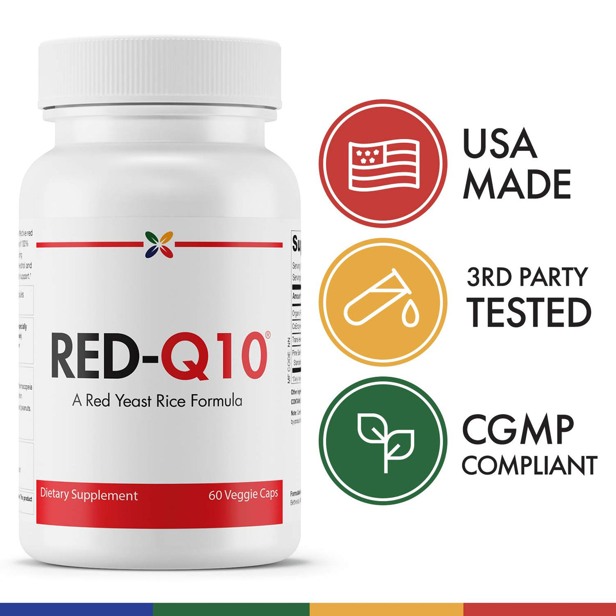 Stop Aging Now RED-Q10 Organic Red Yeast Rice with CoQ10 - image 4