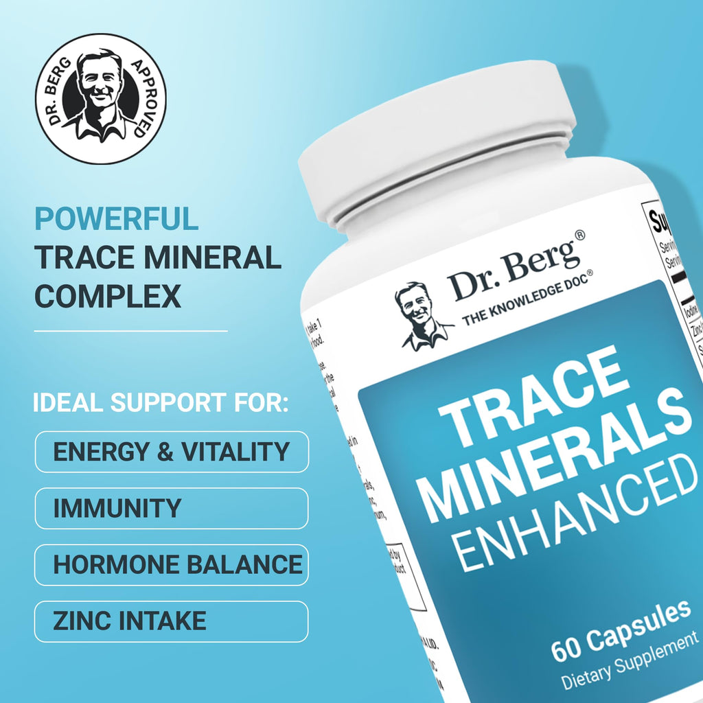 Dr. Berg Nutritionals Trace Minerals Enhanced - 60 Capsules - image 2