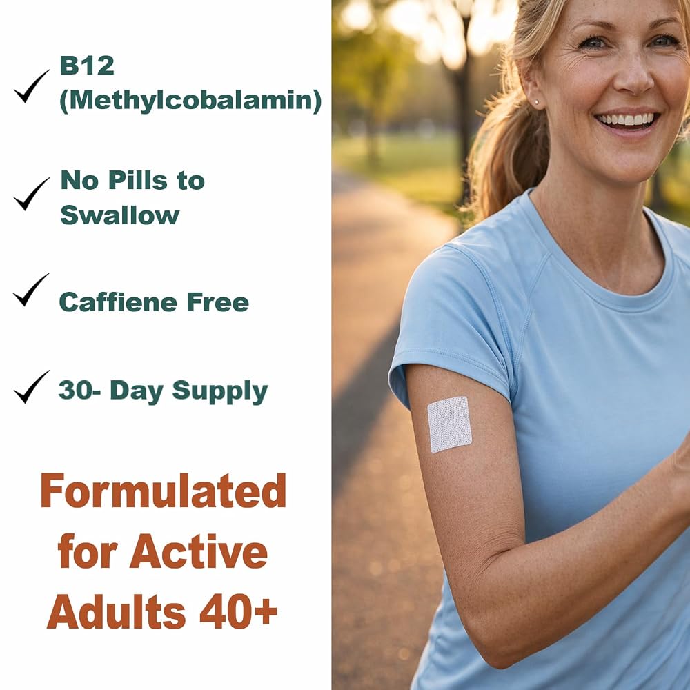 Himalaya Naturals B12 Energy Patch Methylcobalamin - 30 Count - image 4