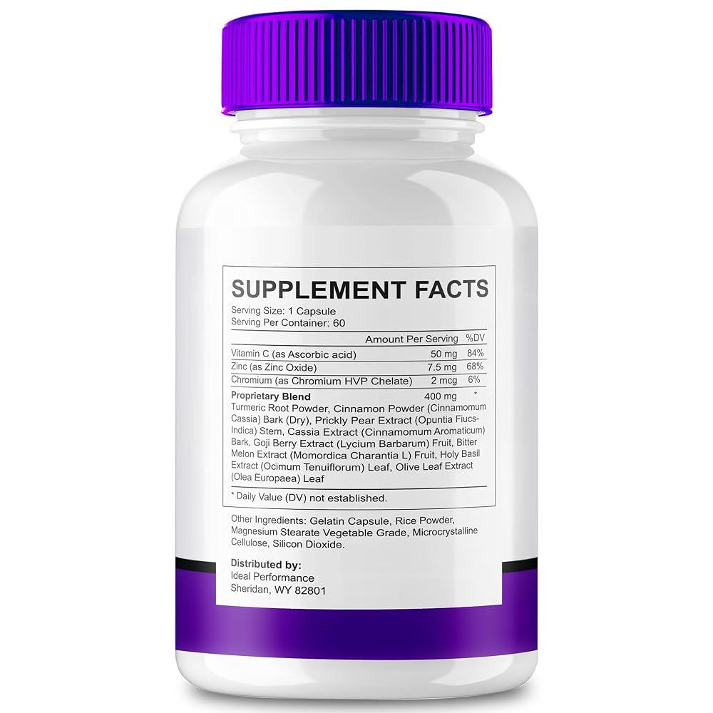 IDEAL PERFORMANCE GlycoBoost Support Supplement Capsules - 180 Capsules - image 2