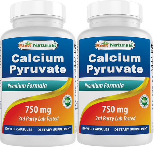 #1 Calcium Pyruvate 750 mg Capsule by Best Naturals - image 2