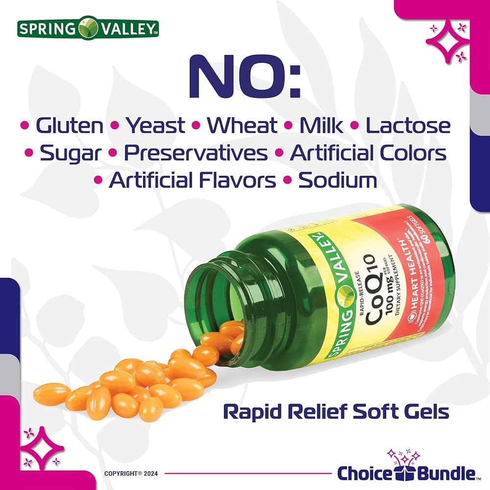 Choice Bundle Spring Valley Rapid-Release CoQ10