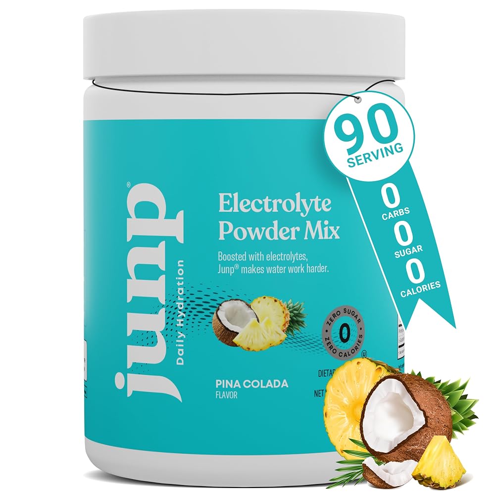 JUNP Electrolytes Powder No Sugar No Carbs Drink Mix - Potassium