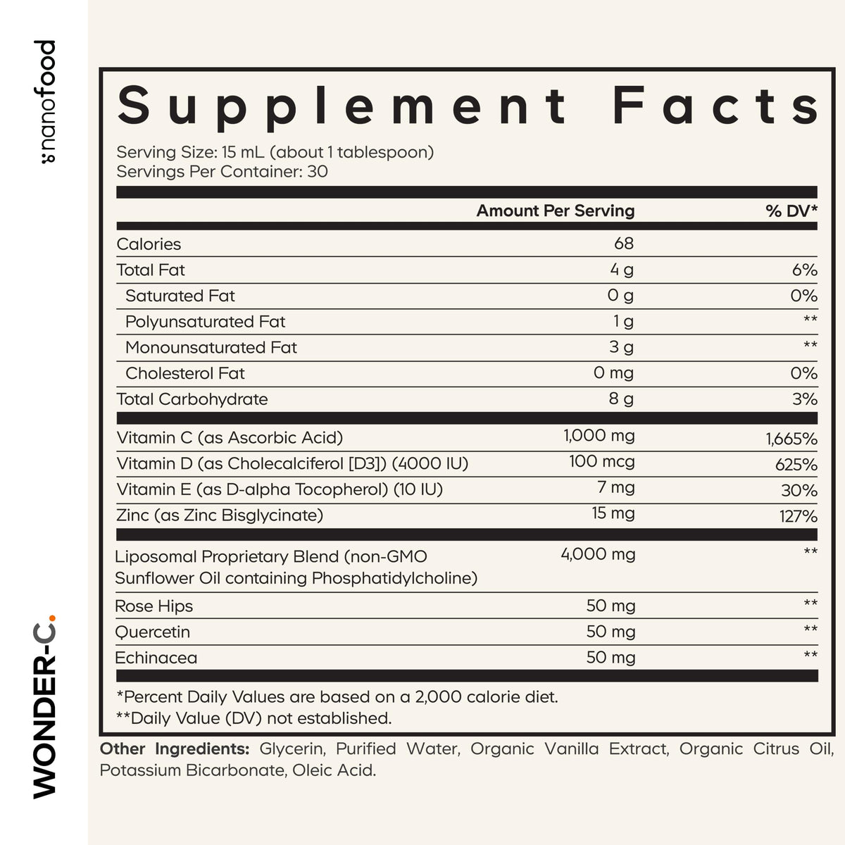 Codeage Liposomal Liquid Vitamin C 1000mg with D3 & Zinc - 16 fl oz - image 2