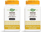 Nature's Way MSM 1000 mg Joint Health Supplement - 200 Tablets