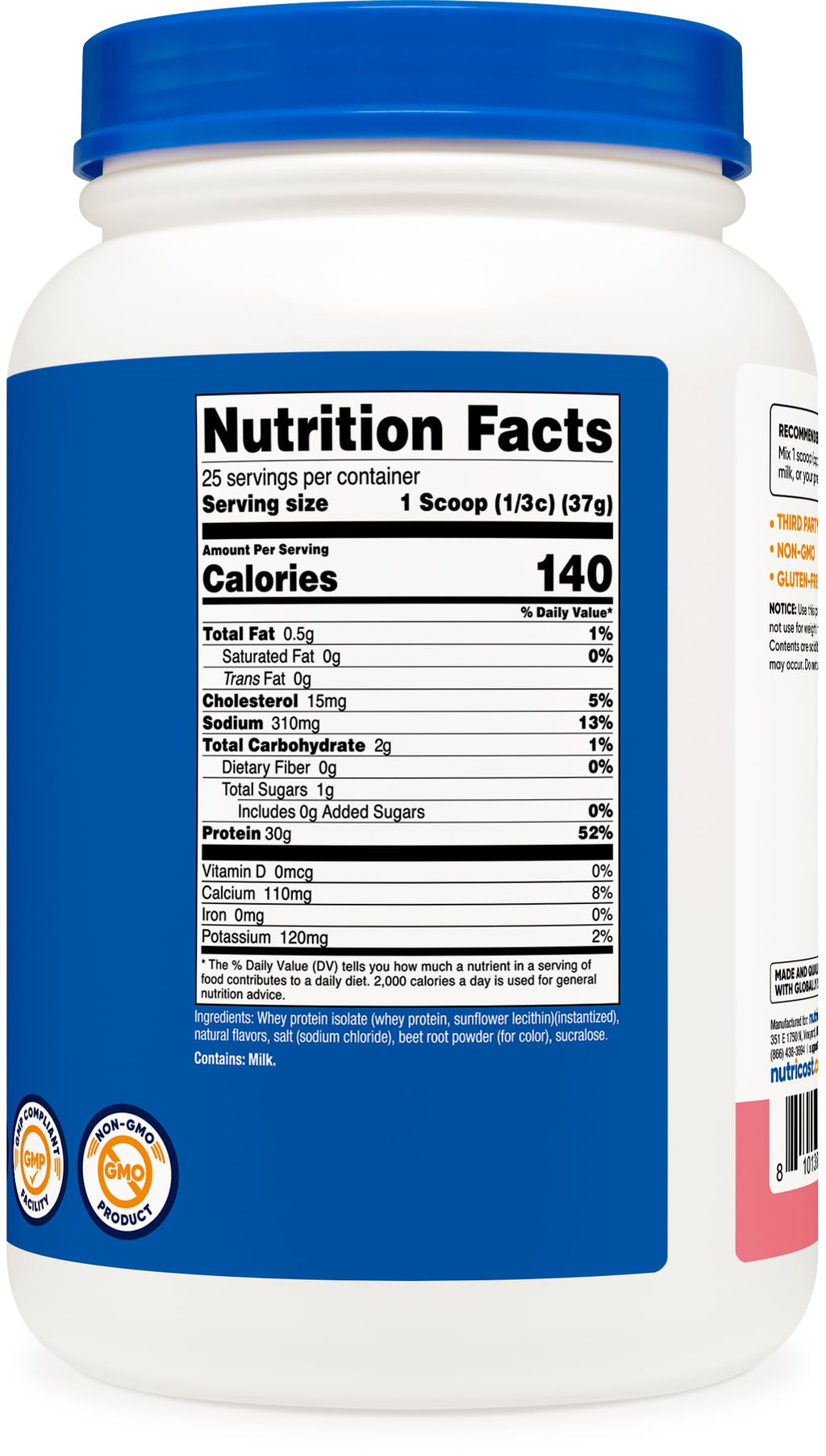 Nutricost Whey Protein Isolate