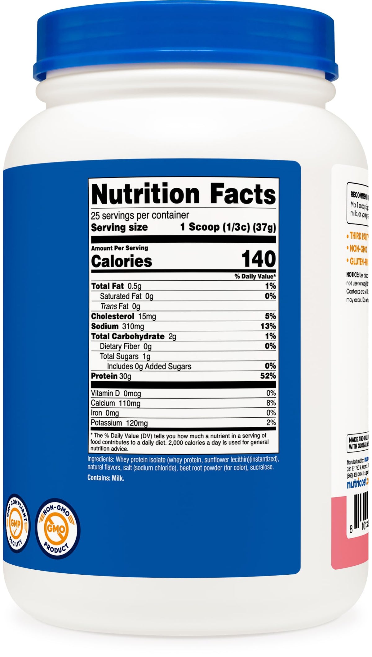 Nutricost Whey Protein Isolate