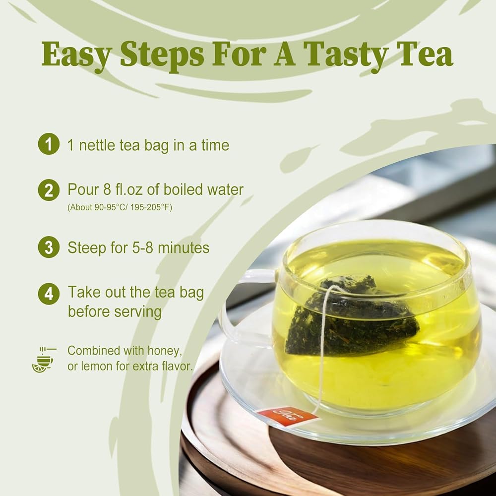 FullChea Nettle Leaf Tea Bags for Eye Health - 25 Count - image 3