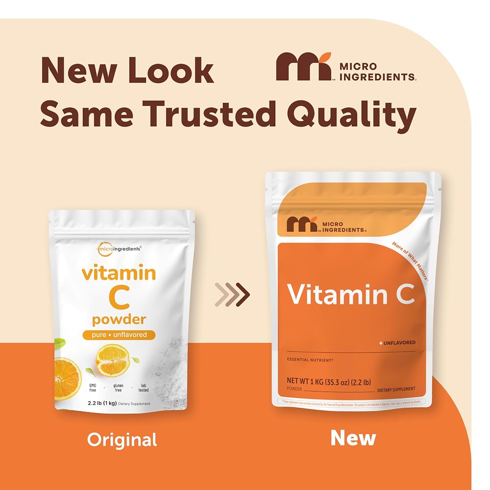 Micro Ingredients Vitamin C Powder Ascorbic Acid - 1kg - image 2