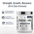 SteelFit Creatine HMB Powder with Creapure - 30 Servings - image 2