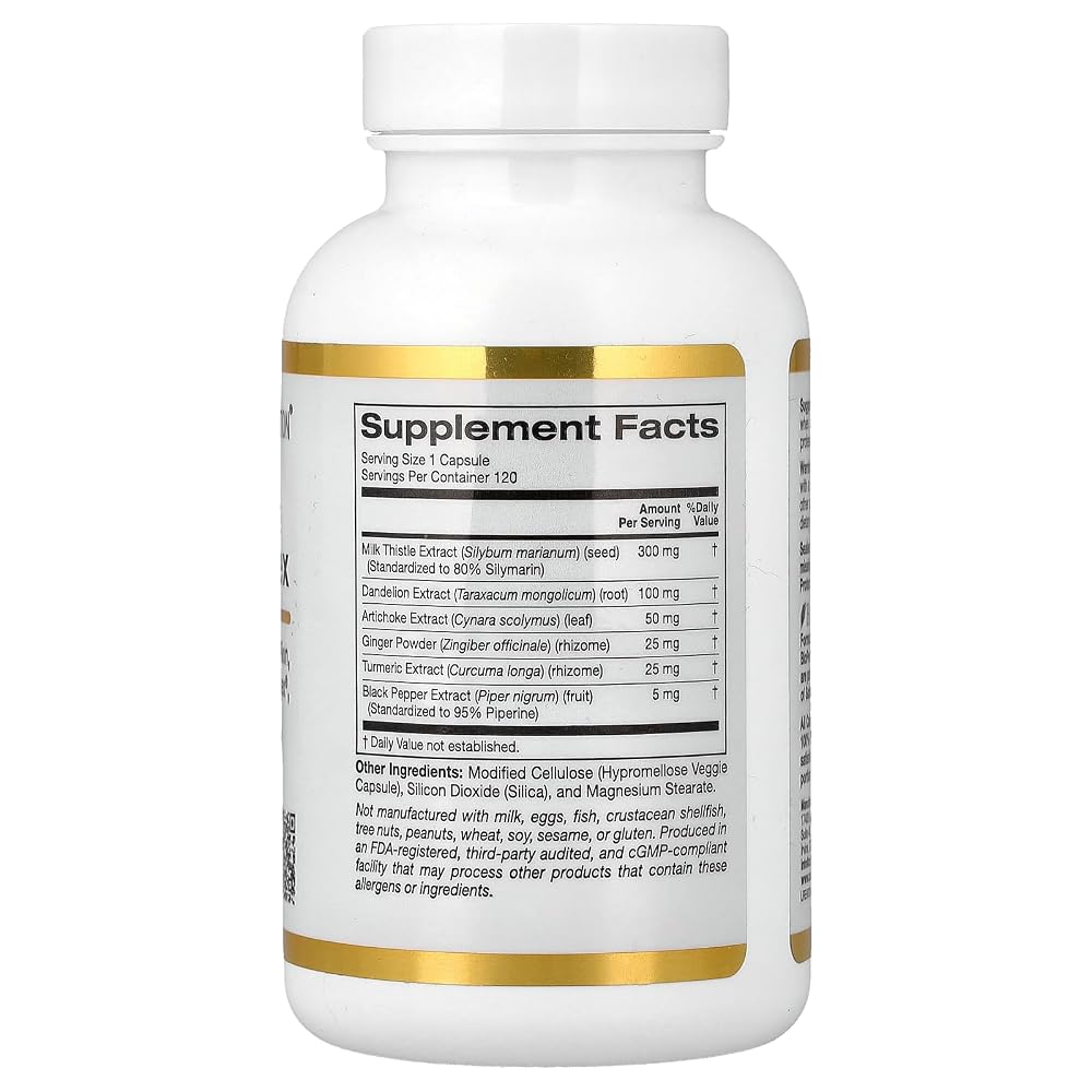 California Gold Nutrition Silymarin Liver Health Complex - image 2